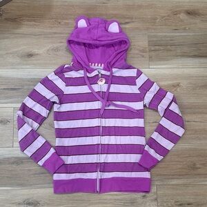 Disney Alice In Wonderland Cheshire Cat Girls Cosplay Hoodie